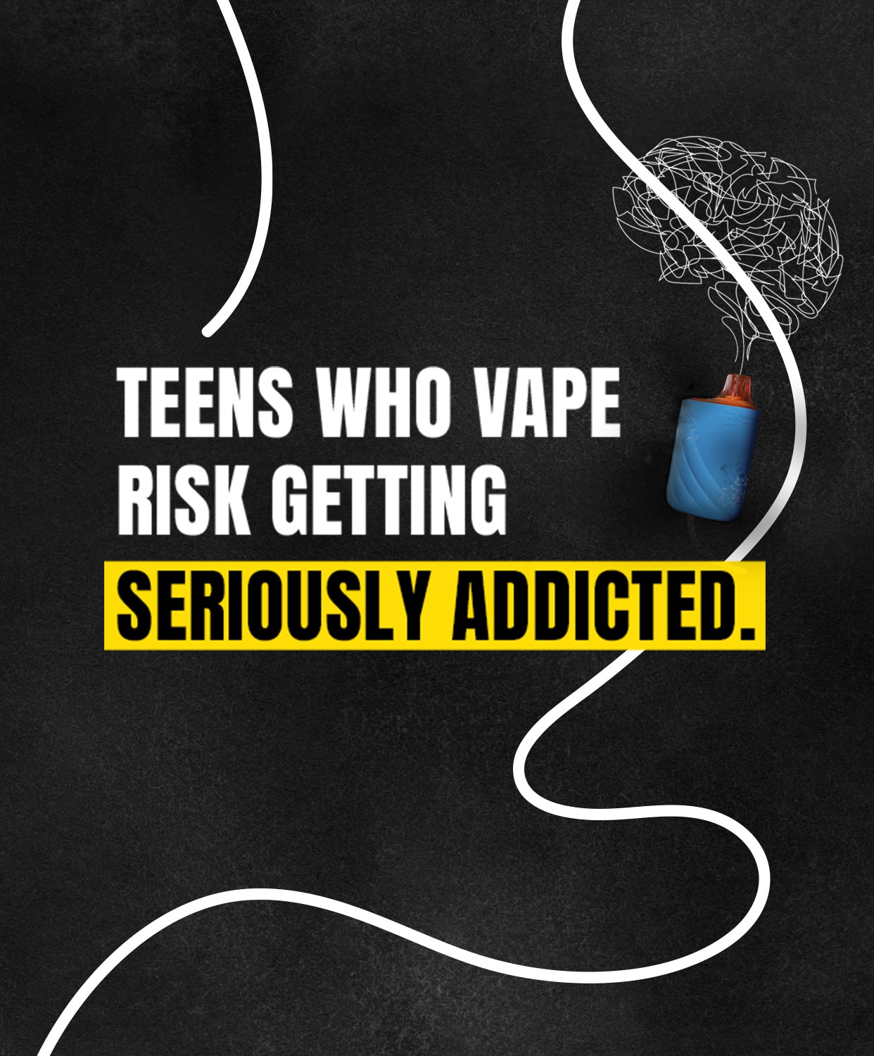 Teens who vape risk getting seriously addicted.